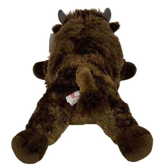 Aurora World American Bison Plush 12 inch Stuffed Animal Brown Buffalo 2018 NEW - Picture 3 of 9